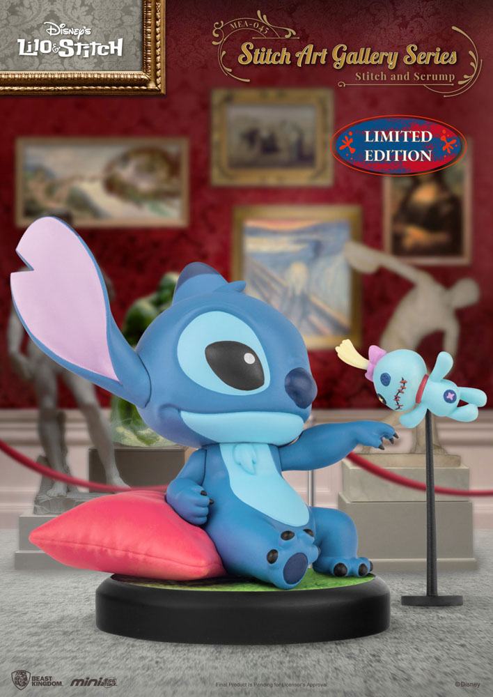 Lilo & Stitch figurine Mini Egg Attack Stitch Art Gallery Series Stitch and Scrum 8 cm