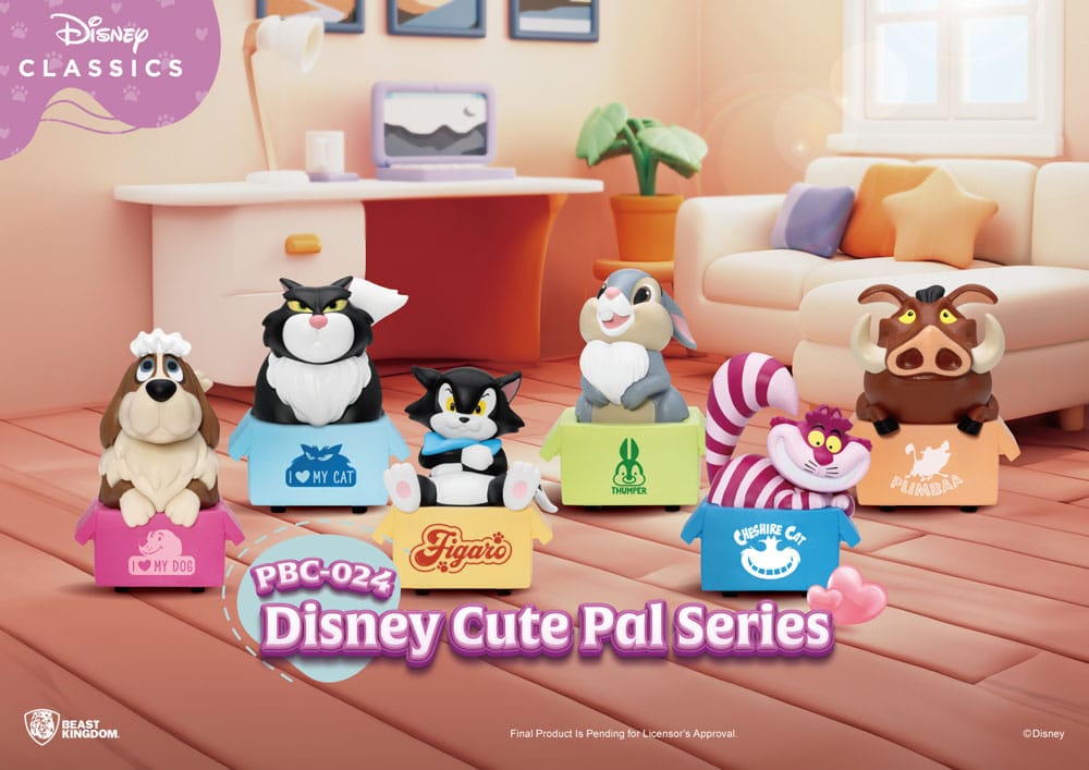 Disney Série Voiture à friction Blind Box Cute Pal (6) 5 cm