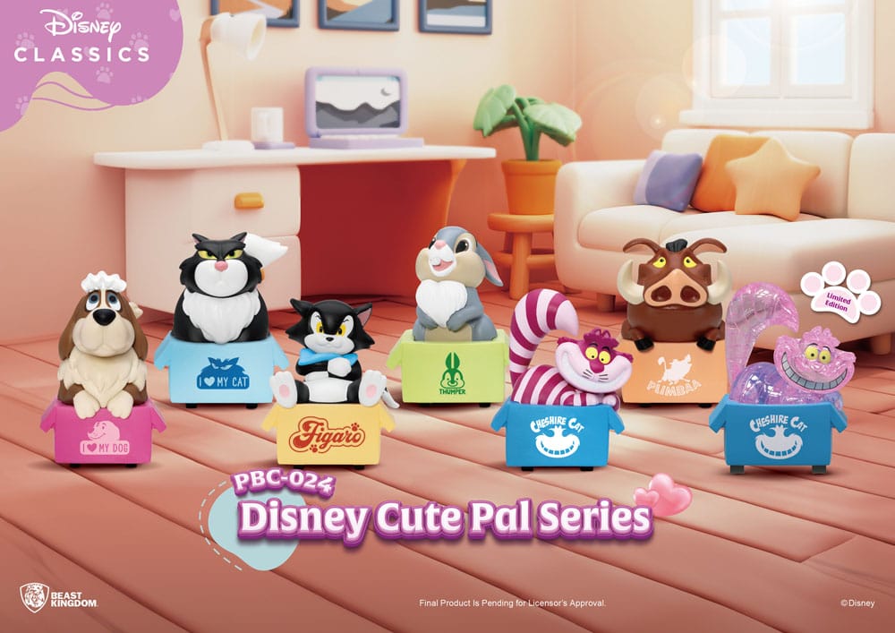 Disney Série Voiture à friction Blind Box Cute Pal (6) 5 cm