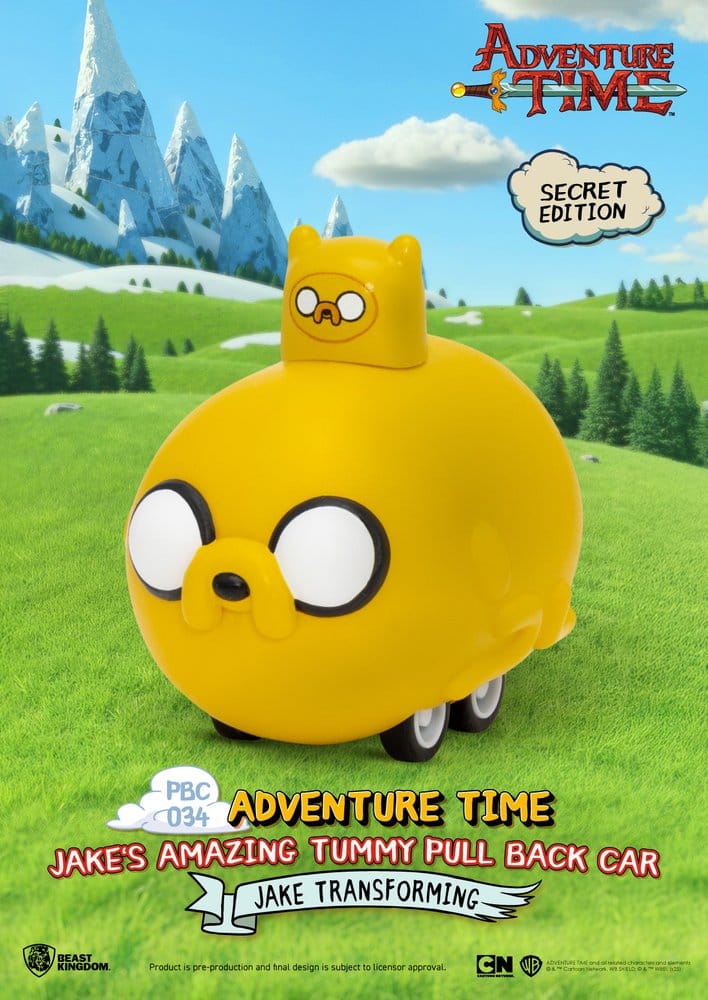 Adventure Time voiture à rétrofriction Jake's Amazing Tummy 5 cm Blind Box Assortiment (6)