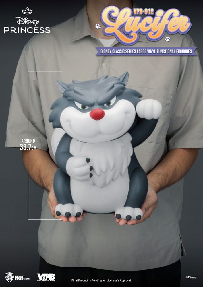 Cendrillon Piggy Bank tirelire Lucifer 33 cm