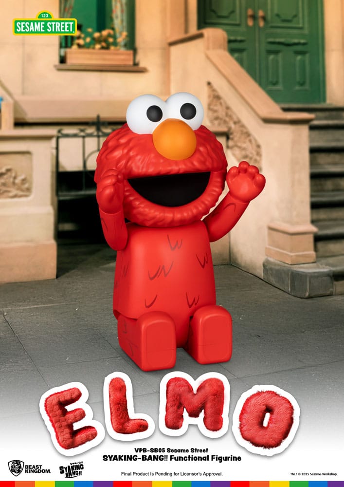 Sesame Street Syaking Bang tirelire vinyle Elmo 47 cm