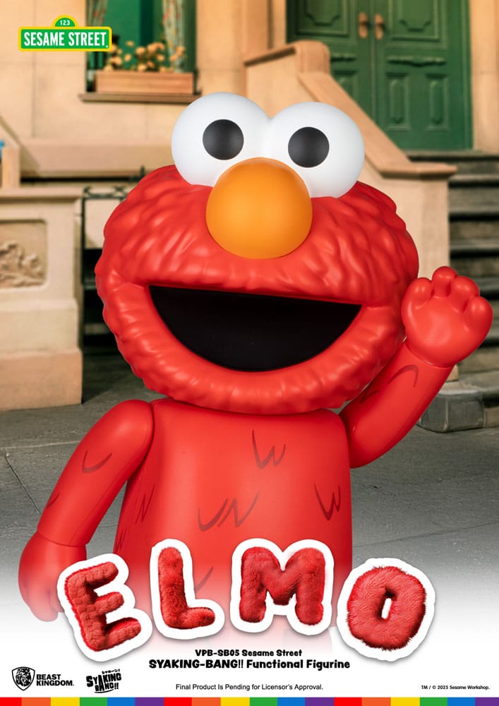 Sesame Street Syaking Bang tirelire vinyle Elmo 47 cm