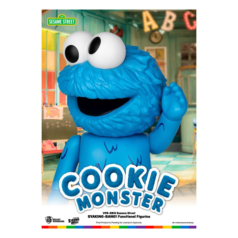 Sesame Street Syaking Bang Series tirelire en PVC Cookie Monster 47 cm