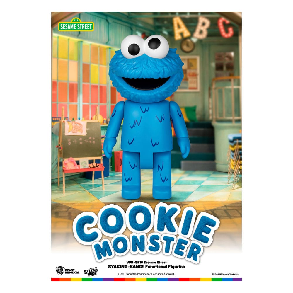 Sesame Street Syaking Bang Series tirelire en PVC Cookie Monster 47 cm