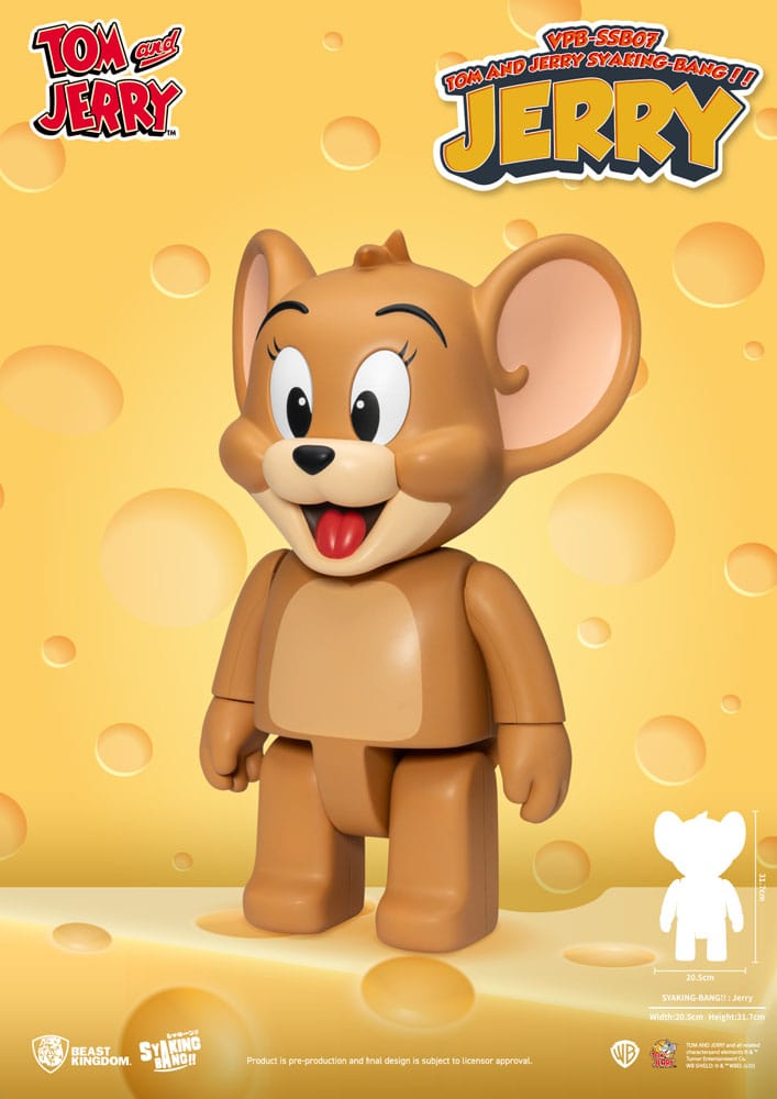 Tom & Jerry Syaking Bang Figurine en PVC Jerry 30 cm