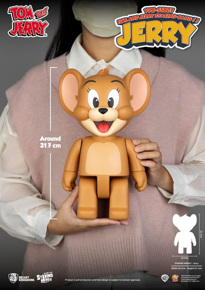 Tom & Jerry Syaking Bang Figurine en PVC Jerry 30 cm