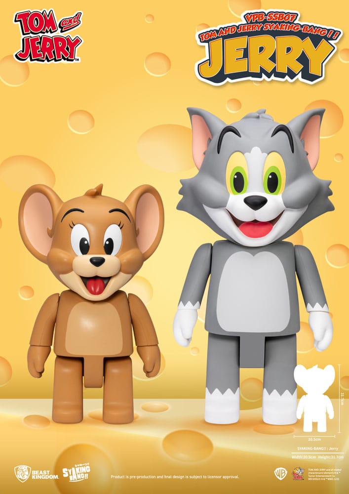 Tom & Jerry Syaking Bang Figurine en PVC Jerry 30 cm