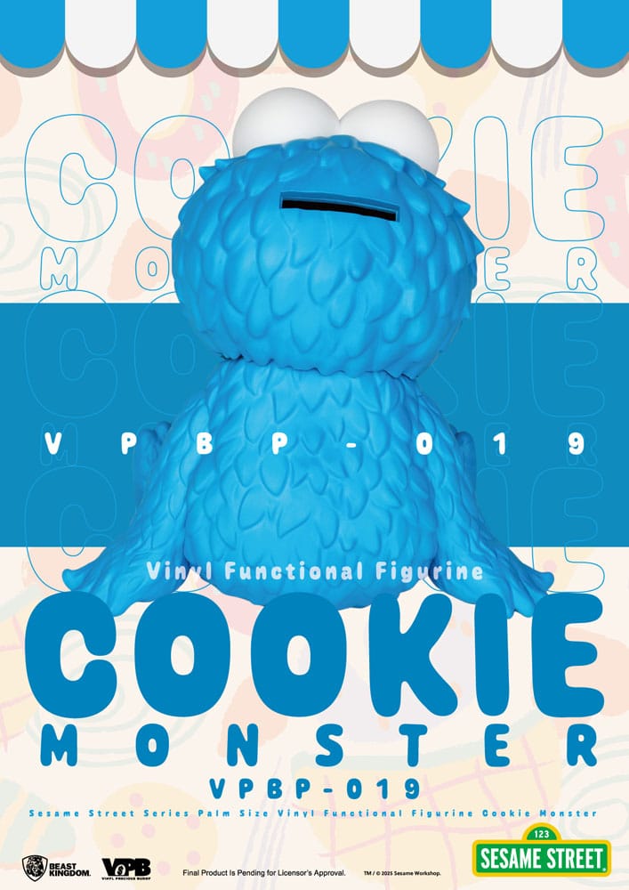 Sesame Street Piggy Bank tirelire Cookie Monster 12 cm