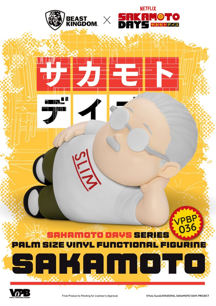 Sakamoto Days Piggy Bank tirelire Taro Sakamoto 14 cm