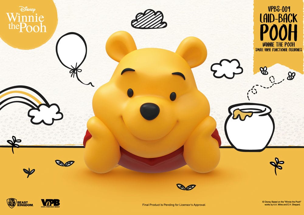 Winnie The Pooh Small Vinyl Piggy Bank tirelire Décontracté Winnie 26 cm