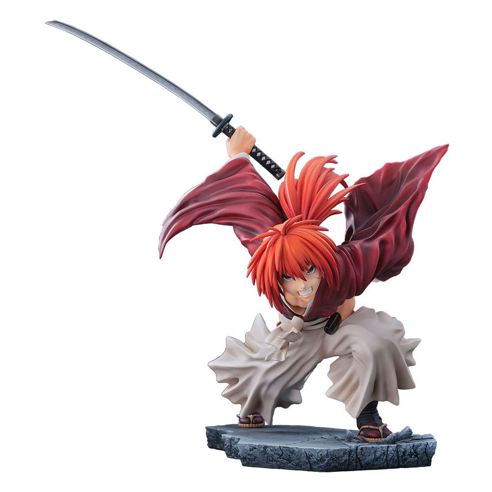 Rurouni Kenshin: Meiji Kenkaku Romantan Kyoto Douran statuette PVC 1/6 Kenshin Himura Dragon Flight of Heaven Ver. 26 cm