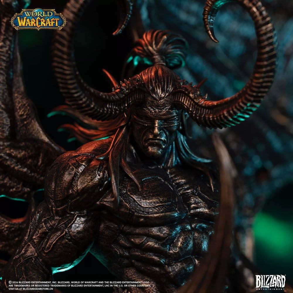 World of Warcraft 1/10 Scale statuette Illidan Stormrage (Bronze-Colored) 34 cm