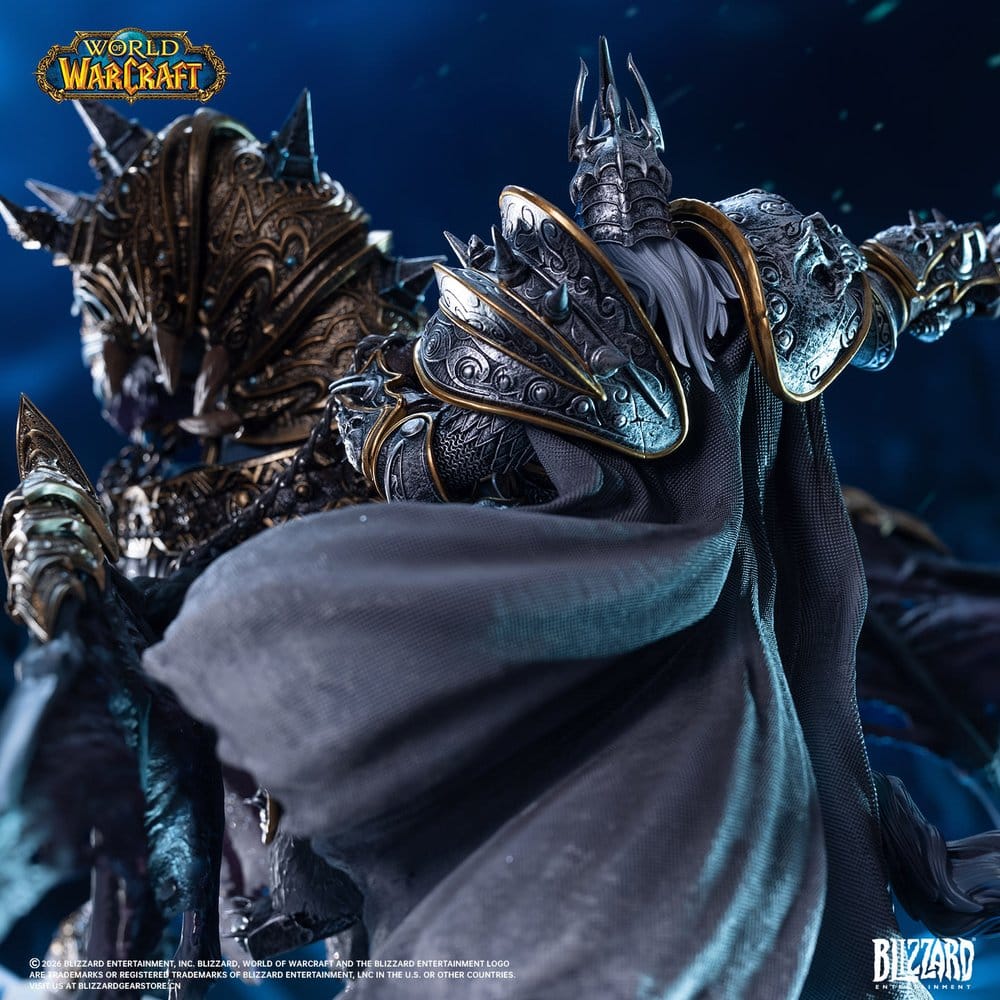 Warcraft statue The Lich King & Invincible 36 cm