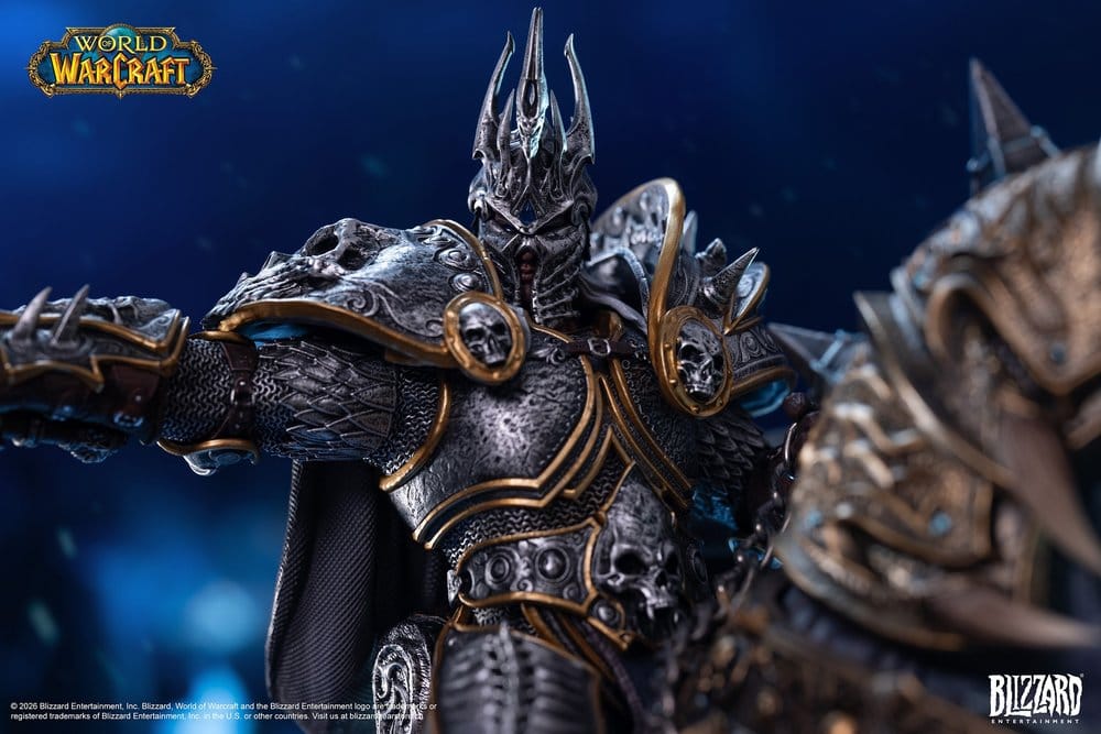 Warcraft statue The Lich King & Invincible 36 cm
