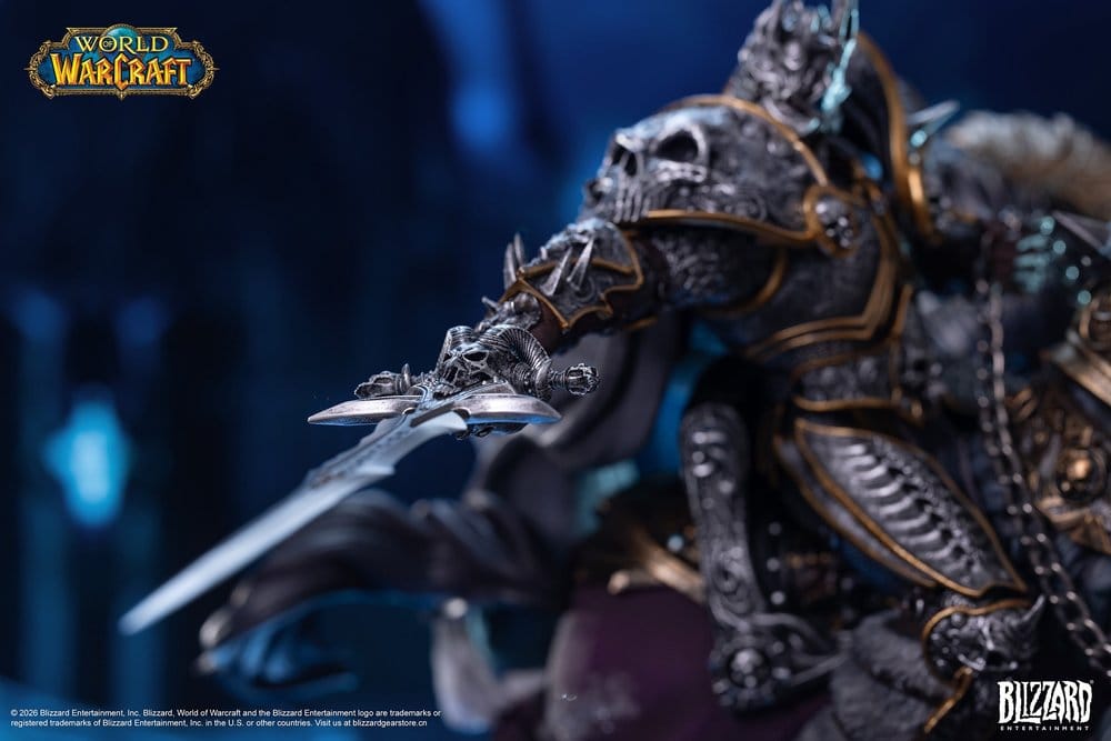 Warcraft statue The Lich King & Invincible 36 cm