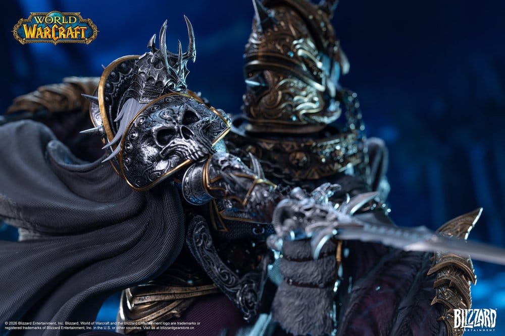Warcraft statue The Lich King & Invincible 36 cm