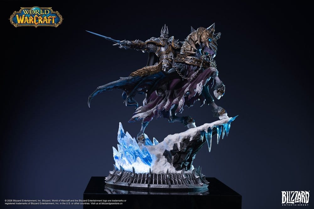 Warcraft statue The Lich King & Invincible 36 cm