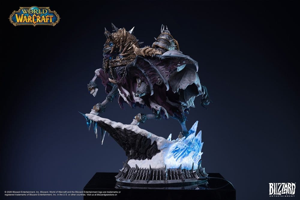 Warcraft statue The Lich King & Invincible 36 cm