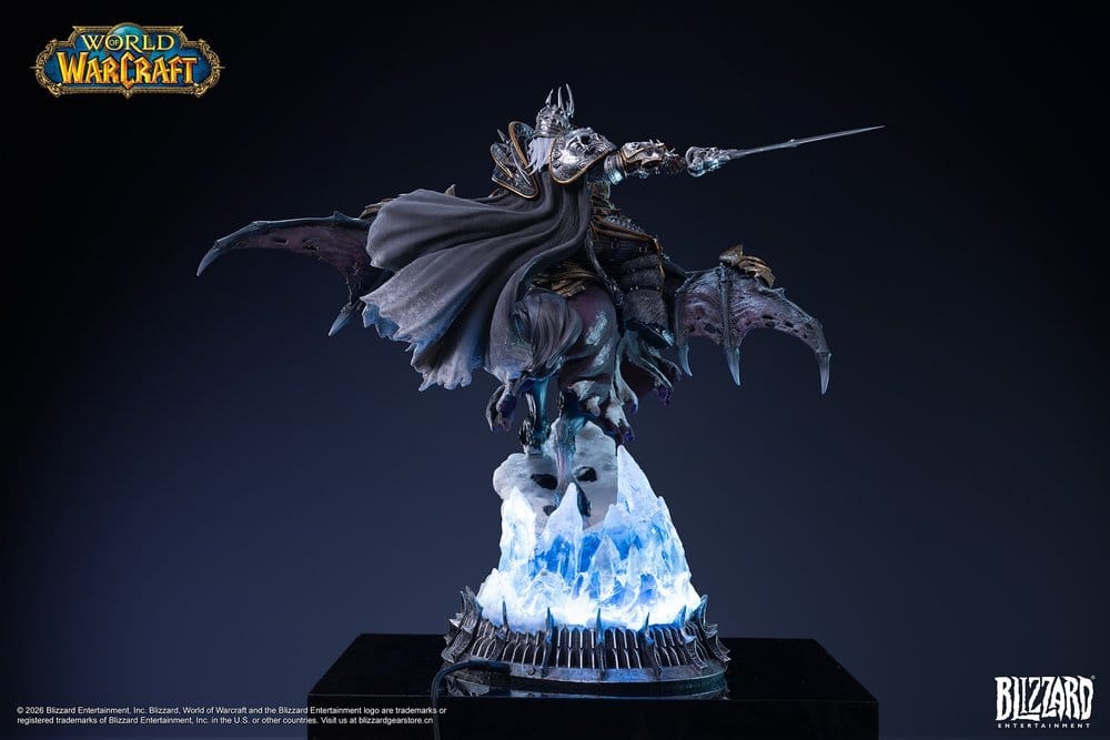 Warcraft statue The Lich King & Invincible 36 cm
