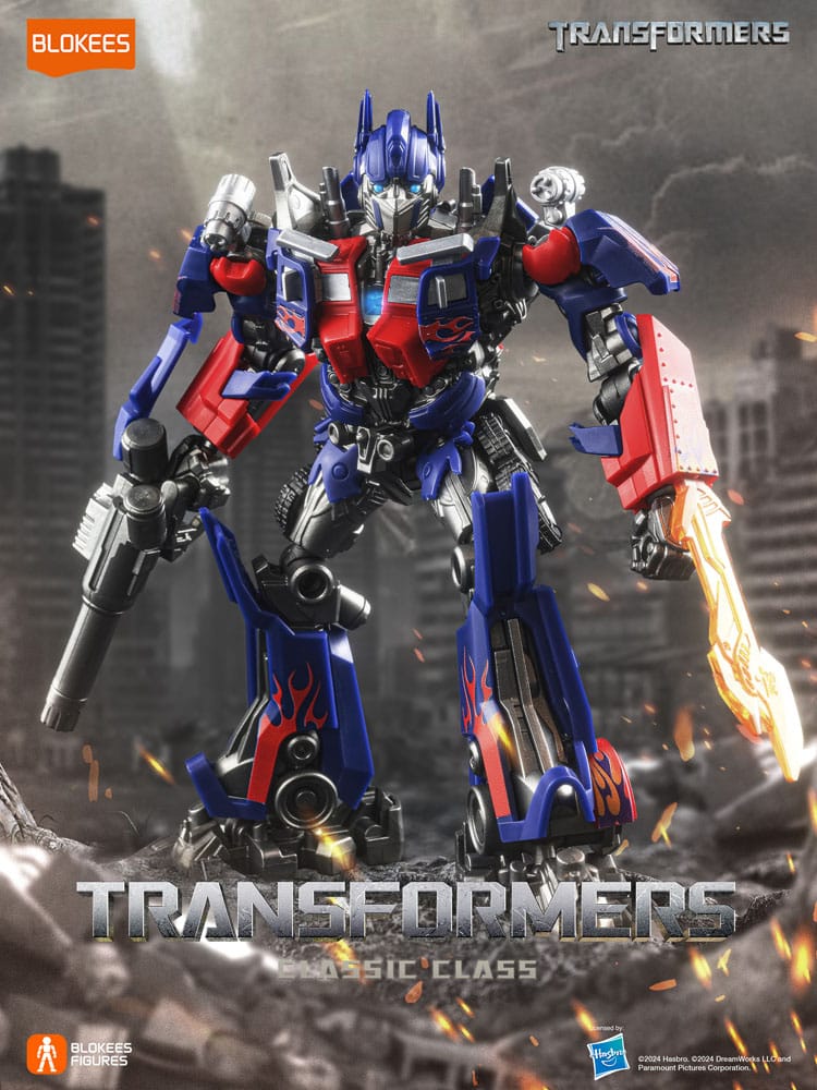 Transformers figurine Plastic Model Kit Blokees Classic Class 09 Optimus Prime