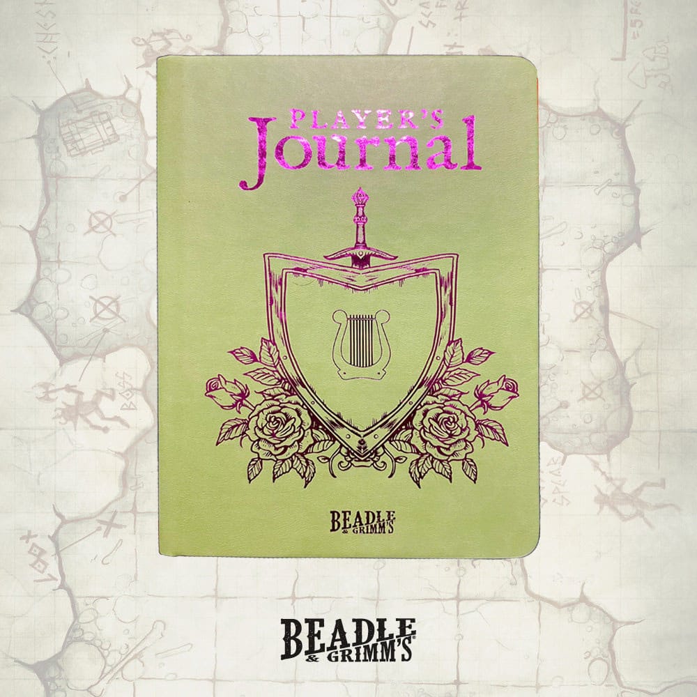 Cahier A5 Player's Journal Sage Green Shield
