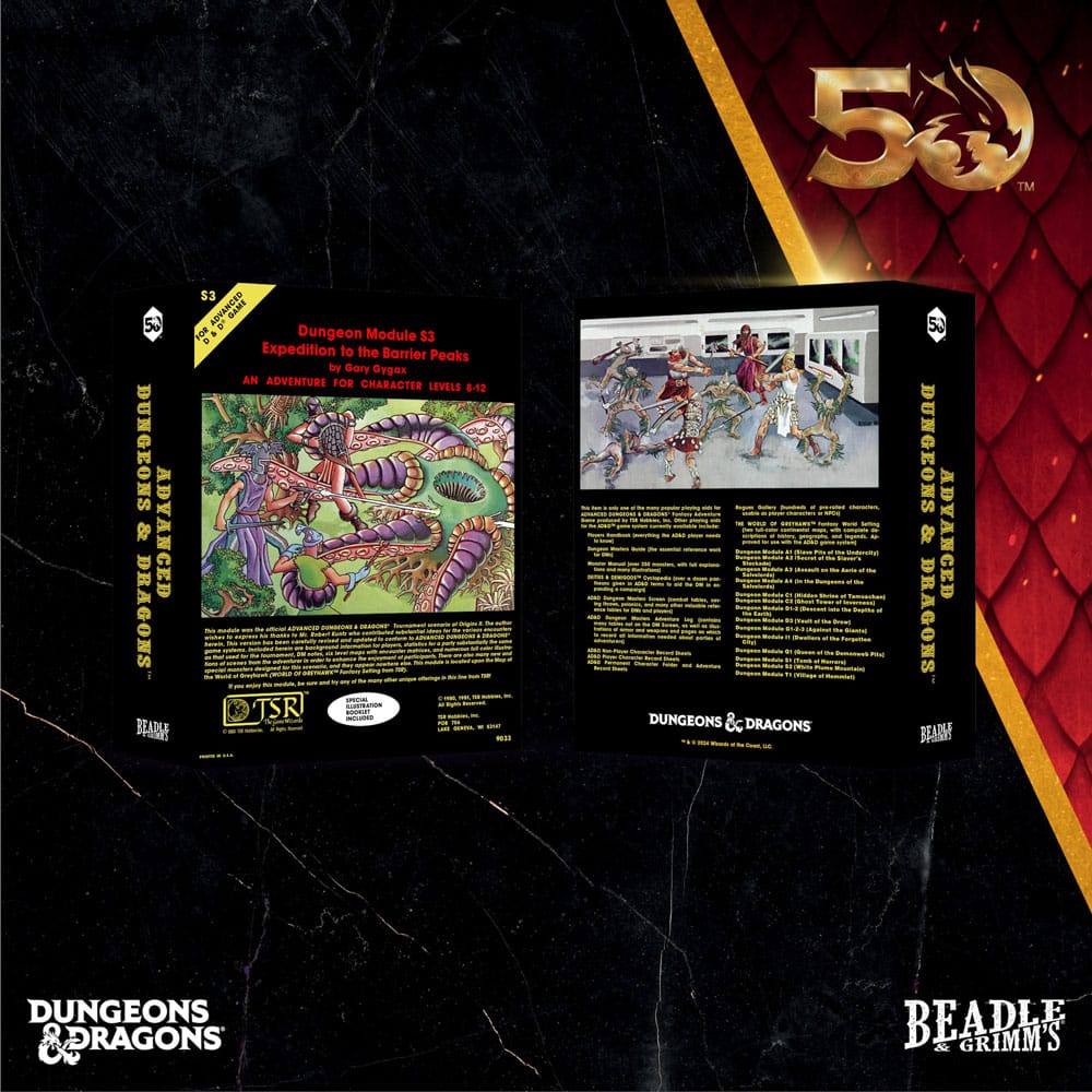 Dungeons & Dragons pack dés Classic Module Journey to the Barrier Peaks (7)
