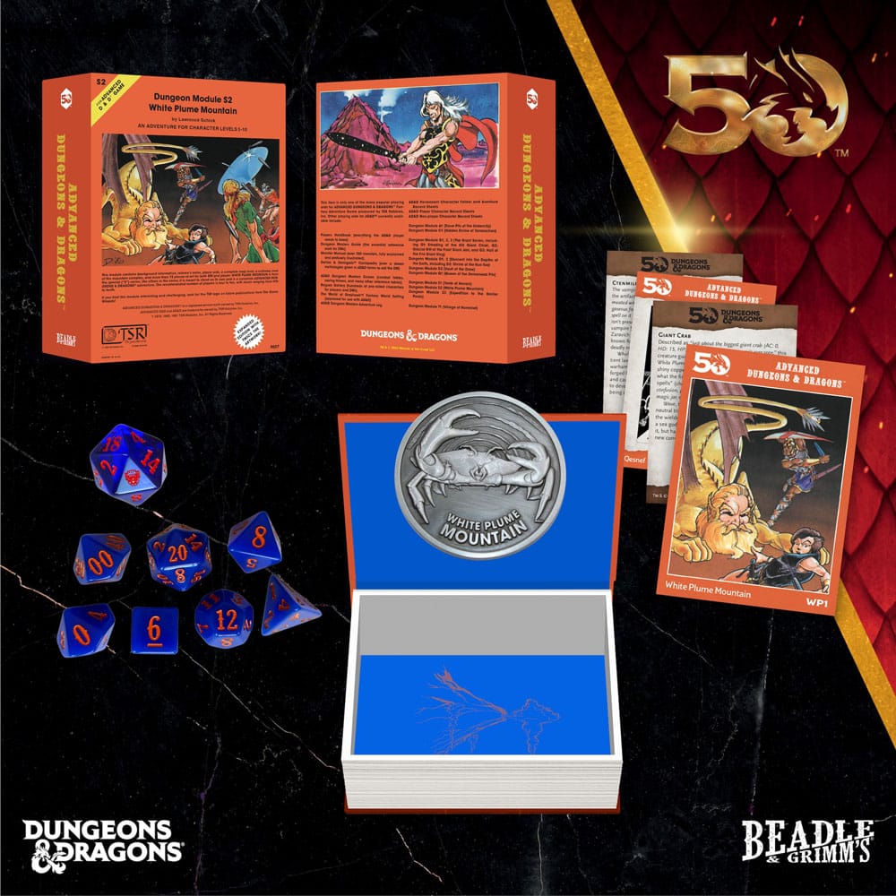 Dungeons & Dragons pack dés Classic Module White Plume Mountain (7)