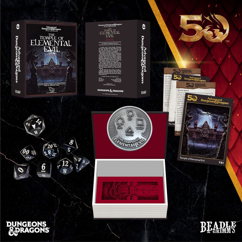 Dungeons & Dragons pack dés Classic Module The Temple of Elemental Evil (7)