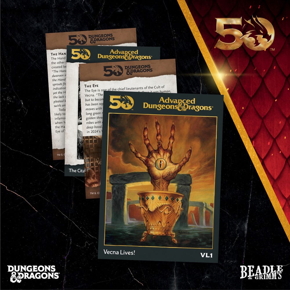 Dungeons & Dragons pack dés Classic Module Vecna Lives (7)