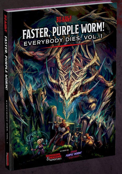 Dungeons & Dragons Adventure Book Faster, Purple Worm *Anglais*