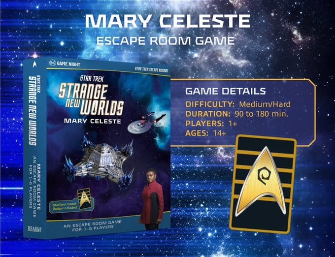 Star Trek: Strange New Worlds Escape Room Game Mary Celeste *ANGLAIS*