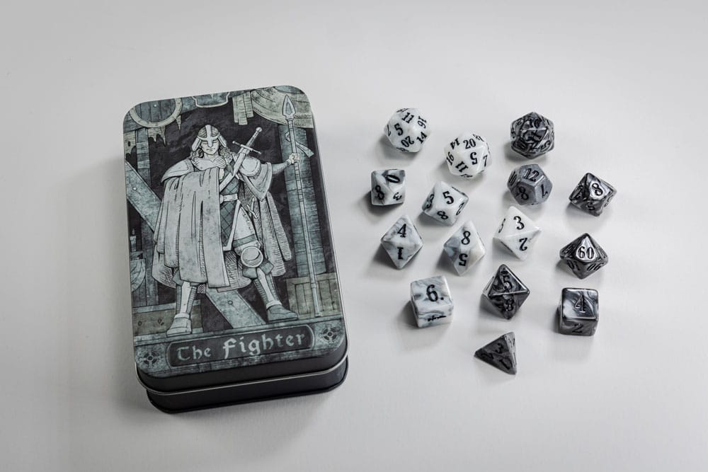 Pack dés Character Class Classic RPG Fighter (15)