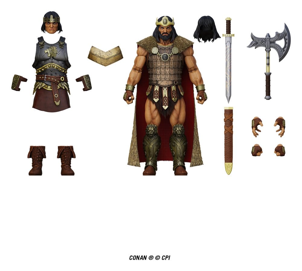 Conan Epic H.A.C.K.S. figurine 1/12 King Conan: Ruler of Aquilonia