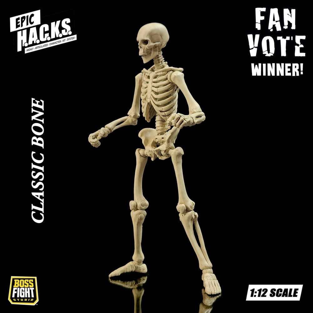 Epic H.A.C.K.S. figurine 1/12 Skeleton Blank Classic Bone