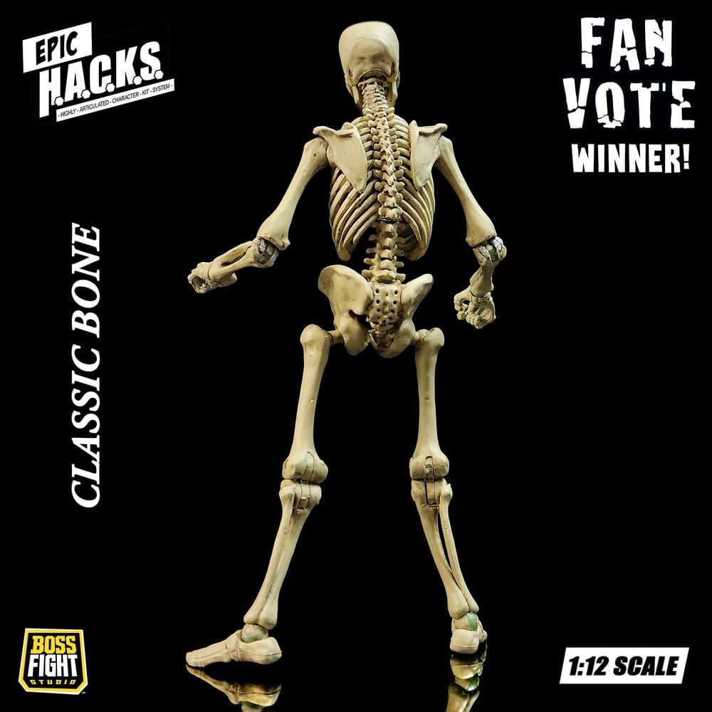 Epic H.A.C.K.S. figurine 1/12 Skeleton Blank Classic Bone