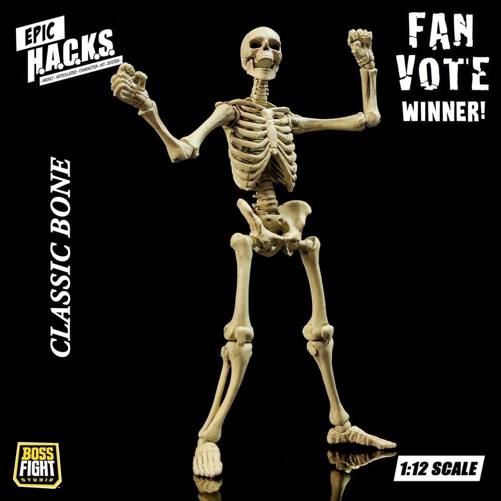 Epic H.A.C.K.S. figurine 1/12 Skeleton Blank Classic Bone