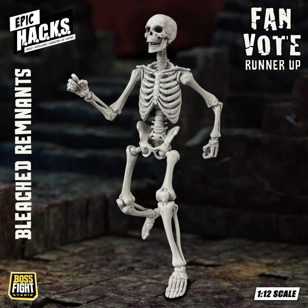 EPIC H.A.C.K.S. figurine 1/12 Skeleton Blank Bleached Remnants