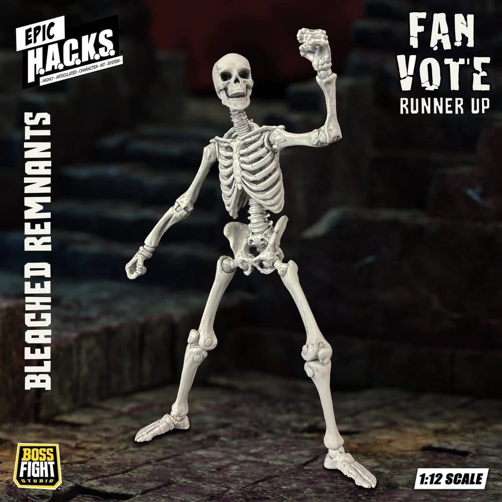 EPIC H.A.C.K.S. figurine 1/12 Skeleton Blank Bleached Remnants