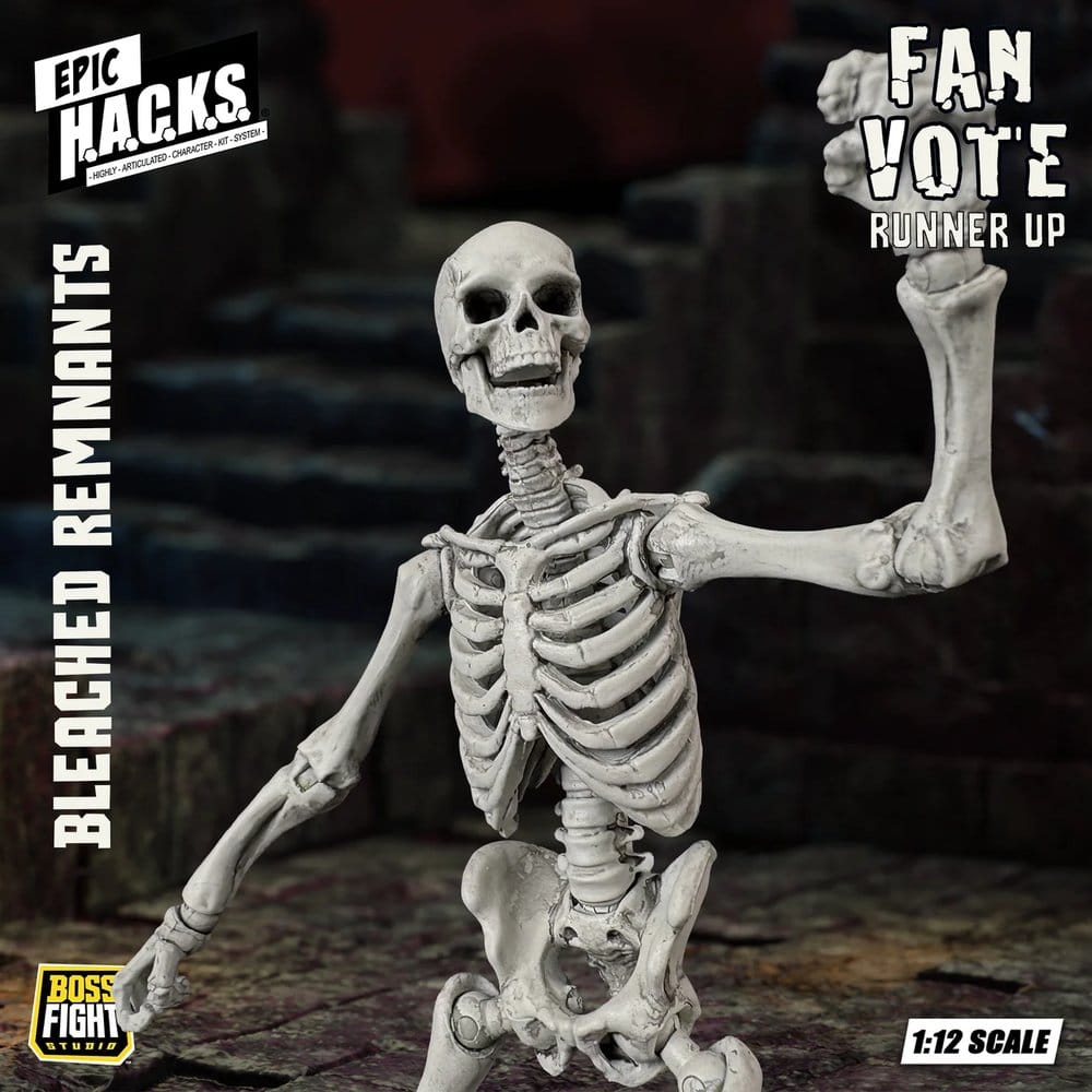 EPIC H.A.C.K.S. figurine 1/12 Skeleton Blank Bleached Remnants