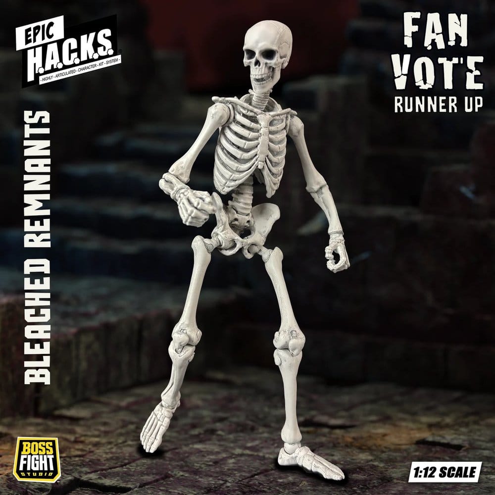 EPIC H.A.C.K.S. figurine 1/12 Skeleton Blank Bleached Remnants