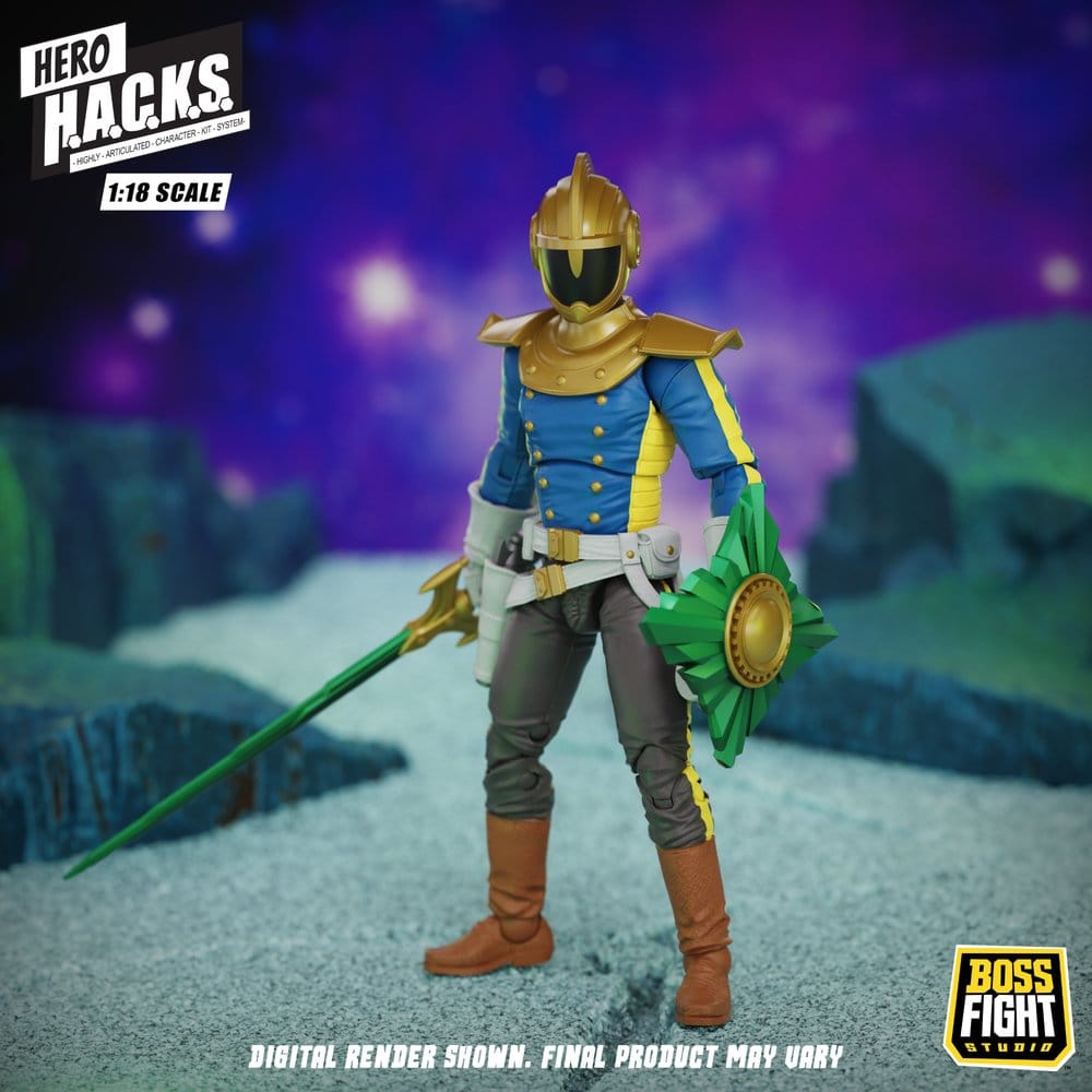 Hero H.A.C.K.S. Core figurine 1/18 Heroes and Villains Wave 1 Jett Steelblade: Stellar Knight of Accord