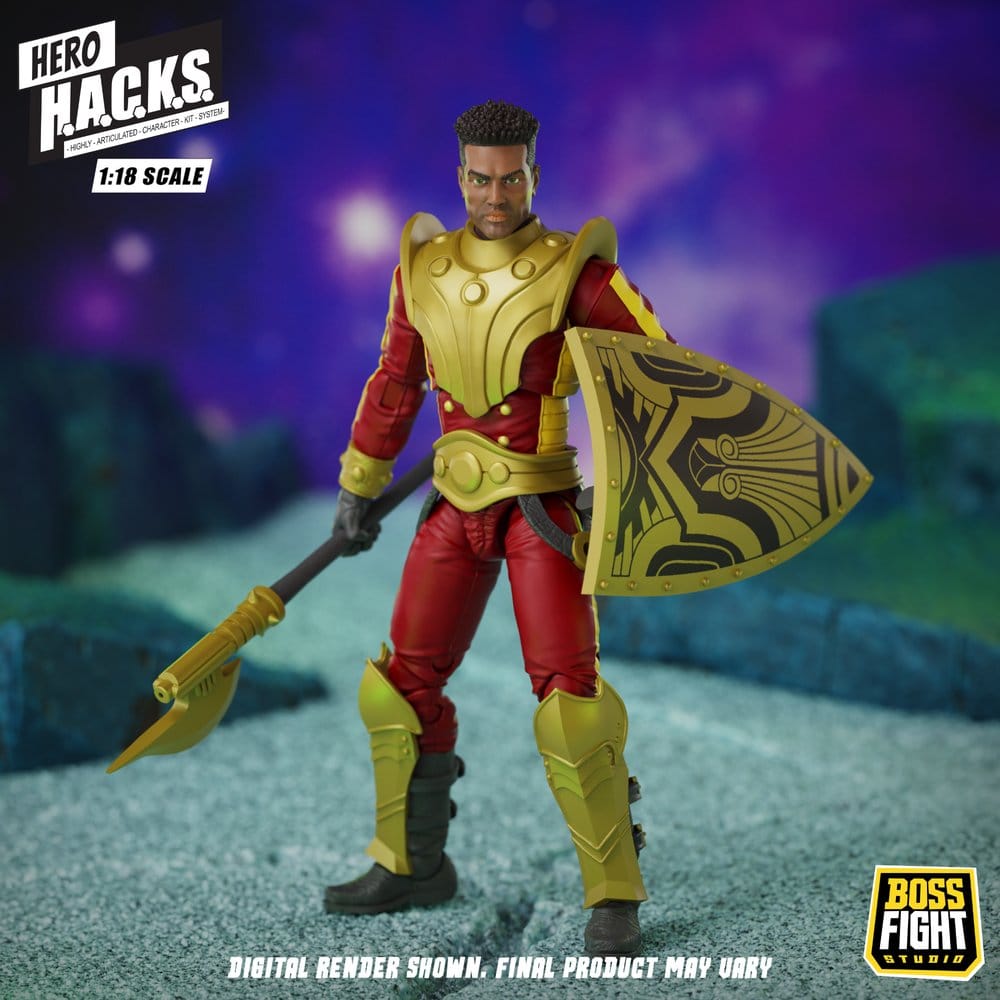 Hero H.A.C.K.S. Core figurine 1/18 Heroes and Villains Wave 1 Stellar Guard: Cosmic Defender of Accord