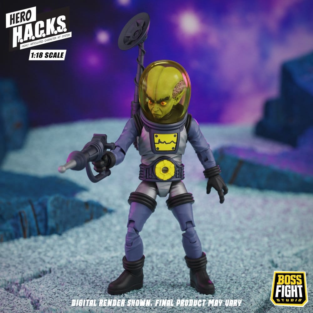 Hero H.A.C.K.S. Core figurine 1/18 Heroes and Villains Wave 1 Zarko Resources Inc.: Galactic Prospectors