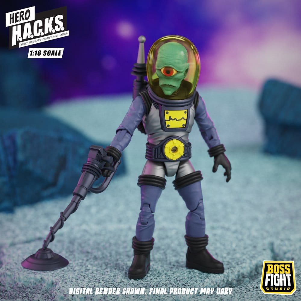 Hero H.A.C.K.S. Core figurine 1/18 Heroes and Villains Wave 1 Zarko Resources Inc.: Galactic Prospectors