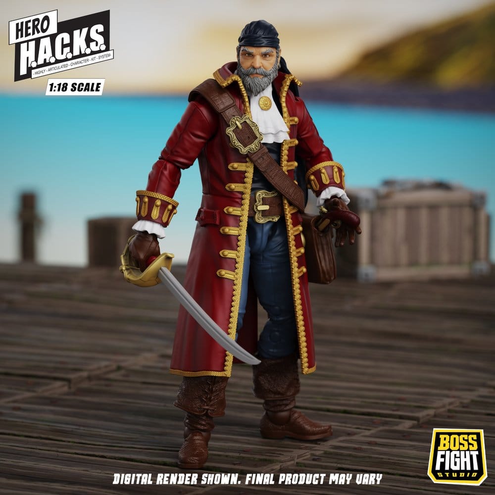 Hero H.A.C.K.S. Core figurine 1/18 Heroes and Villains Wave 1 John Bradford: Captain of the Temporal Voyager