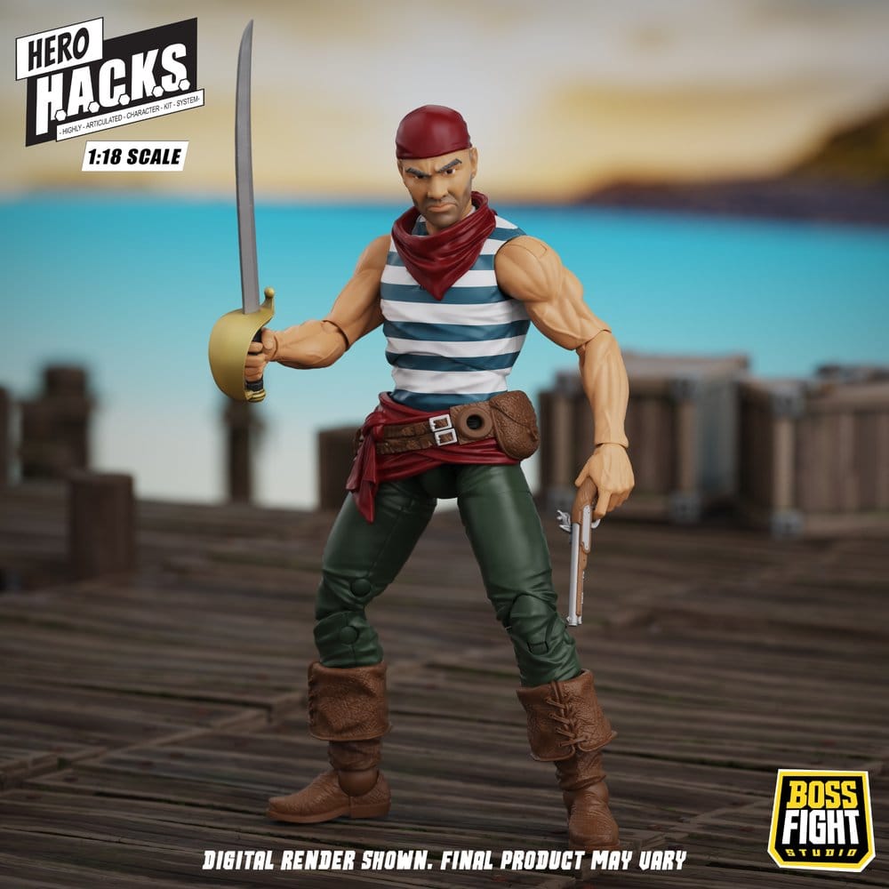 Hero H.A.C.K.S. Core figurine 1/18 Heroes and Villains Wave 1 Daniel Wright: Pirate Quartermaster