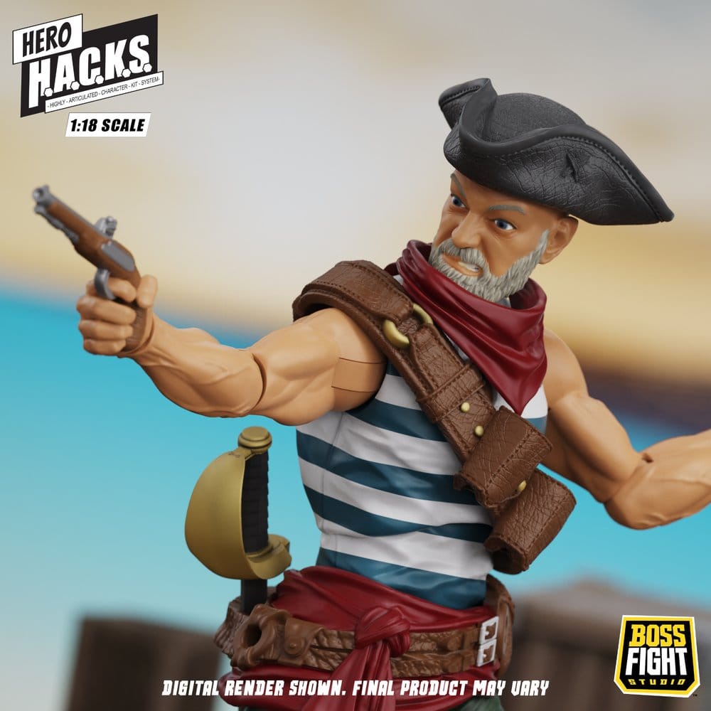 Hero H.A.C.K.S. Core figurine 1/18 Heroes and Villains Wave 1 Daniel Wright: Pirate Quartermaster