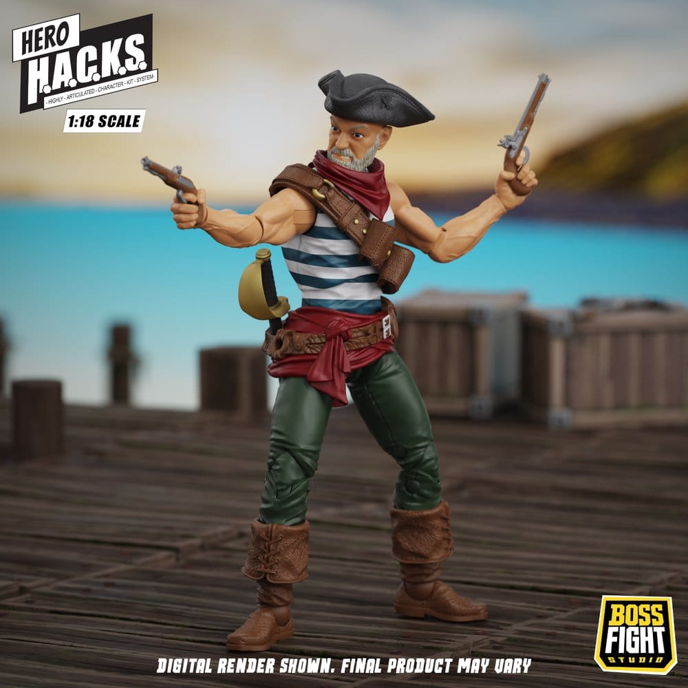 Hero H.A.C.K.S. Core figurine 1/18 Heroes and Villains Wave 1 Daniel Wright: Pirate Quartermaster