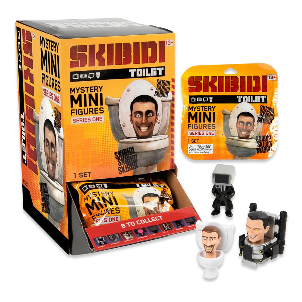 Skibidi Toilet présentoir mini-figurines Series 1 6 cm (24)